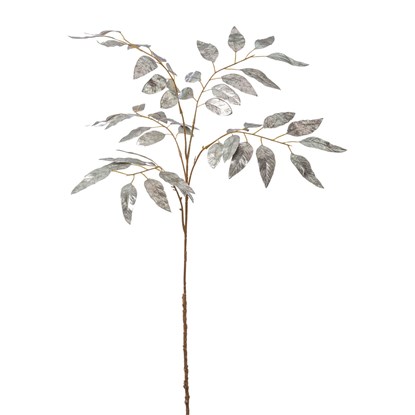 Větvička Eucalyptu 106 cm stříbrná_0