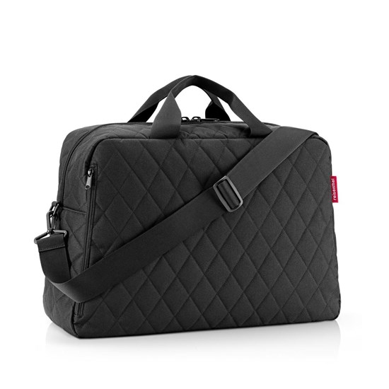 Taška přes rameno Duffelbag M rhombus black_3