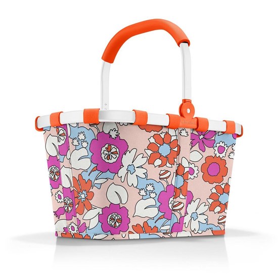 Nákupní košík Carrybag frame florist peach_5