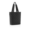 Taška Classic Shopper M rhombus black_4