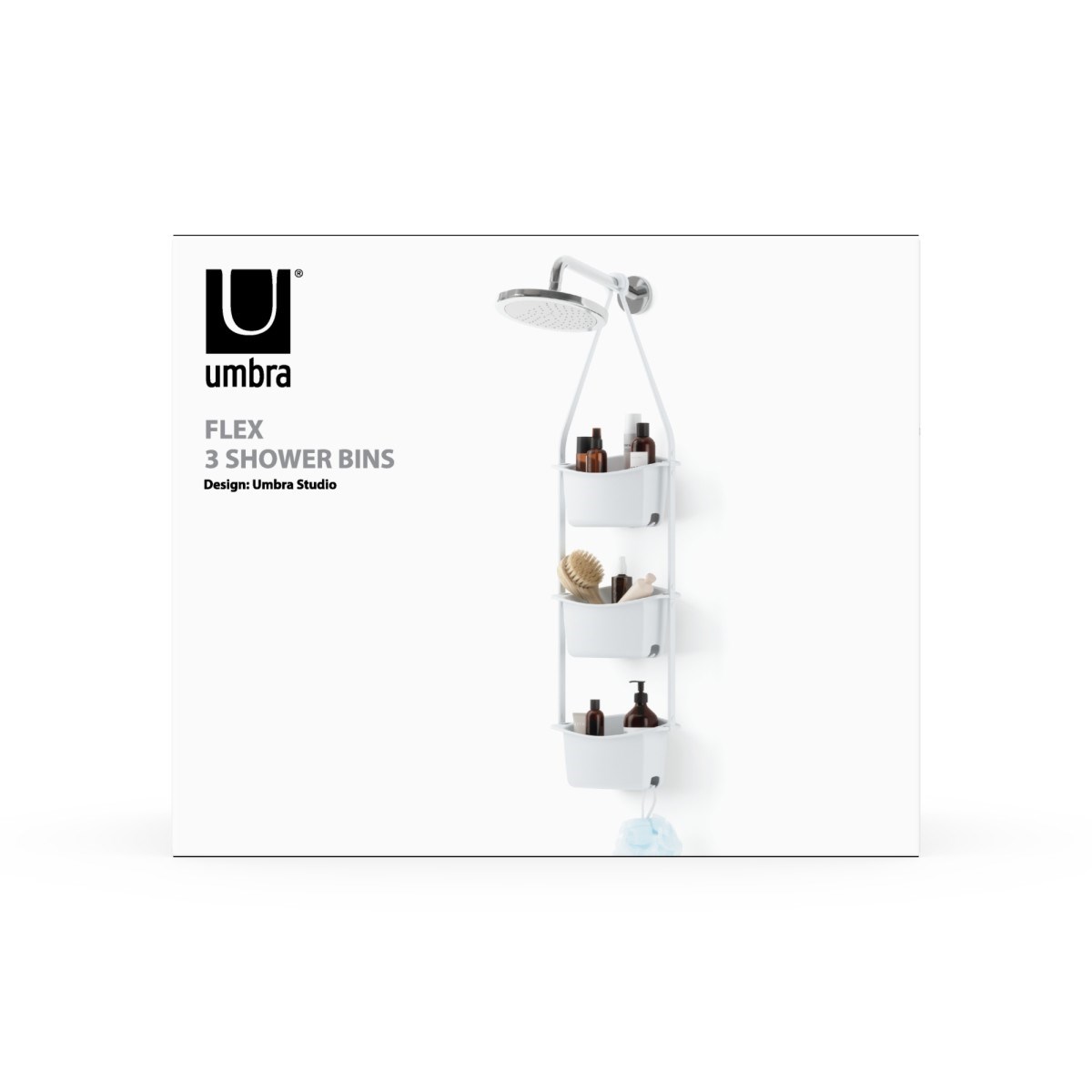 Polička na zavěšení FLEX bílá_1