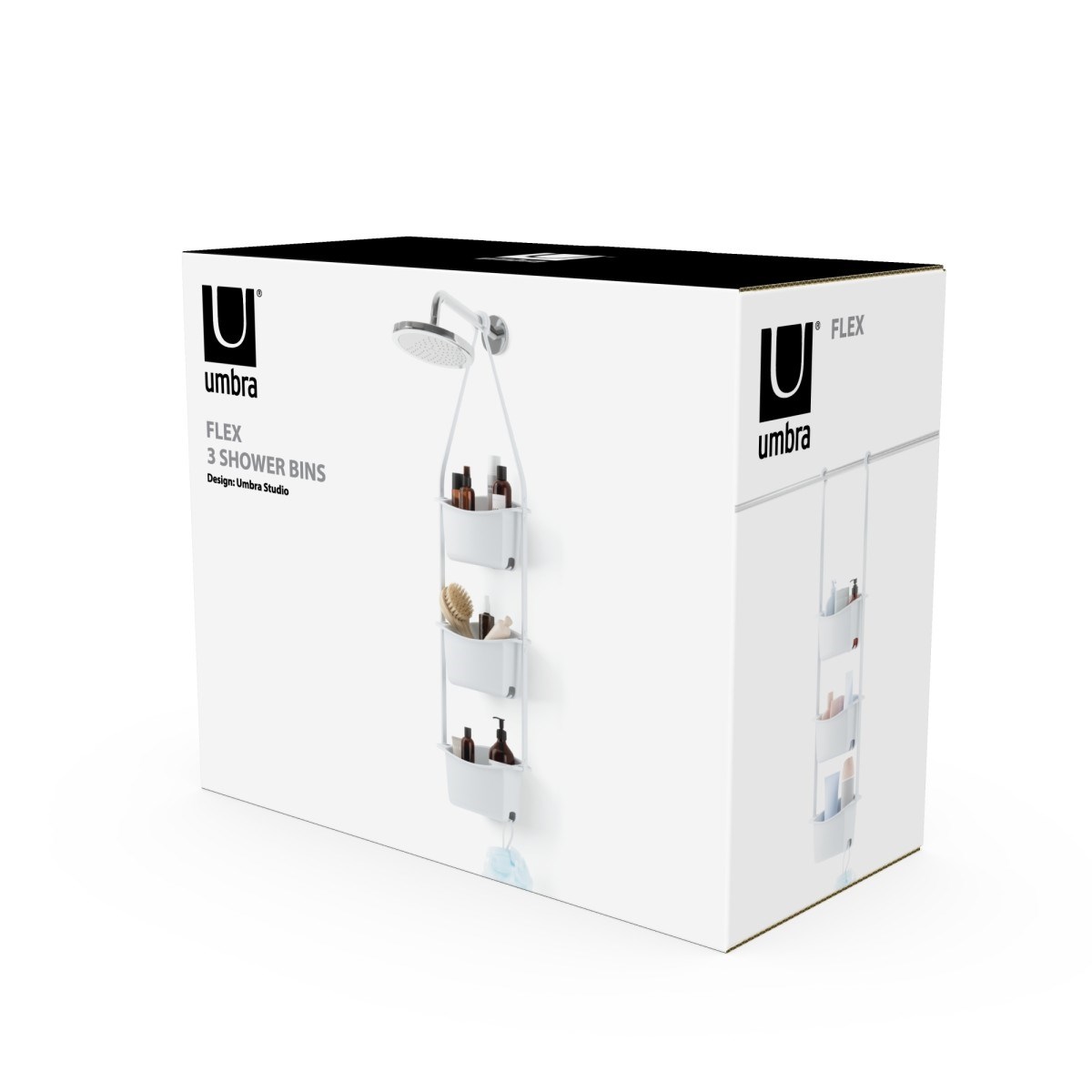 Polička na zavěšení FLEX bílá_8