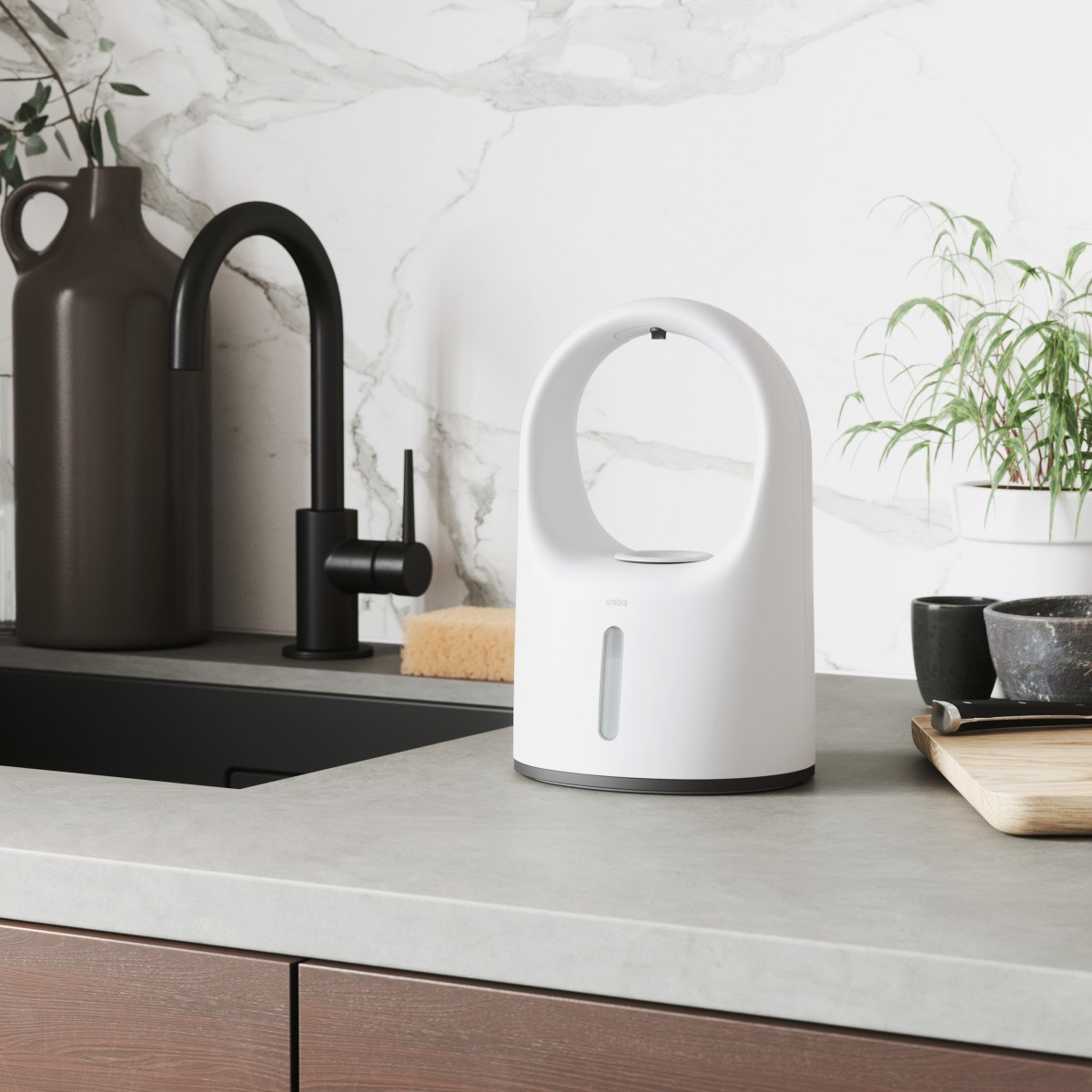 Dávkovač mýdla automatický RAIN bílý_1