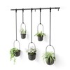 Květináče TRIFLORA SET/5ks černé_0