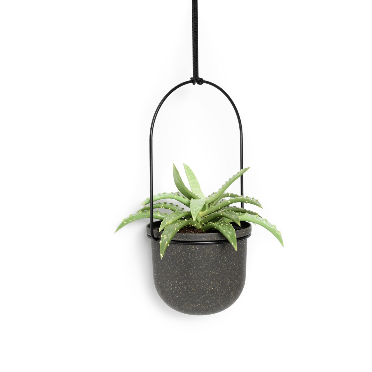 Květináče TRIFLORA SET/5ks černé_3