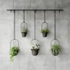 Květináče TRIFLORA SET/5ks černé_5