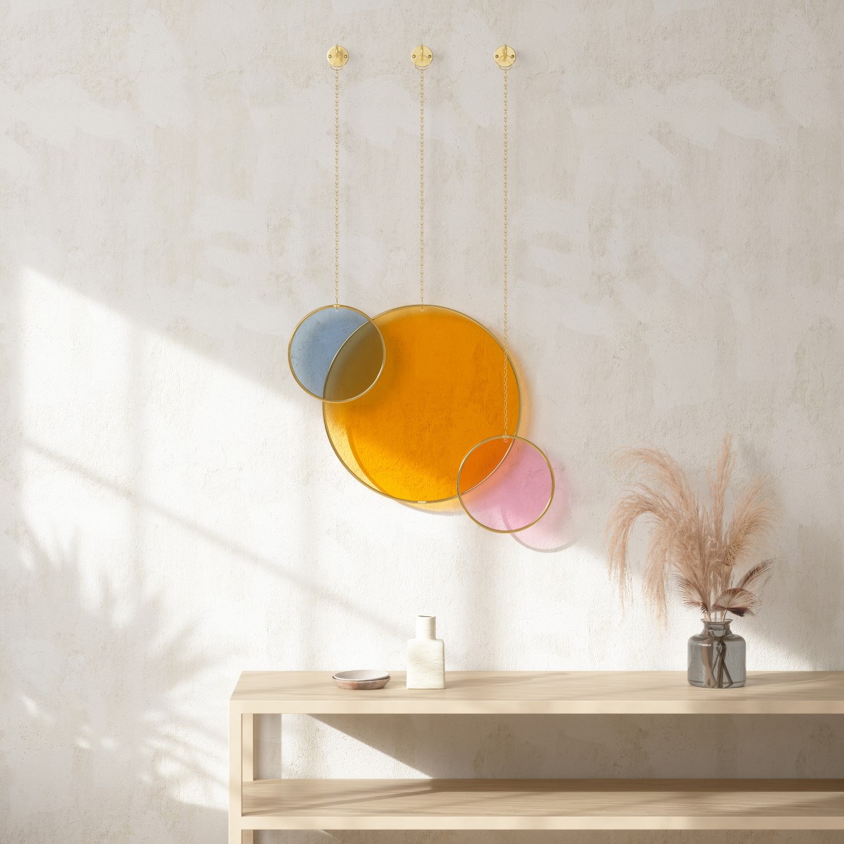 Zrcadlo DIMA SET/3ks vícebarevné_9