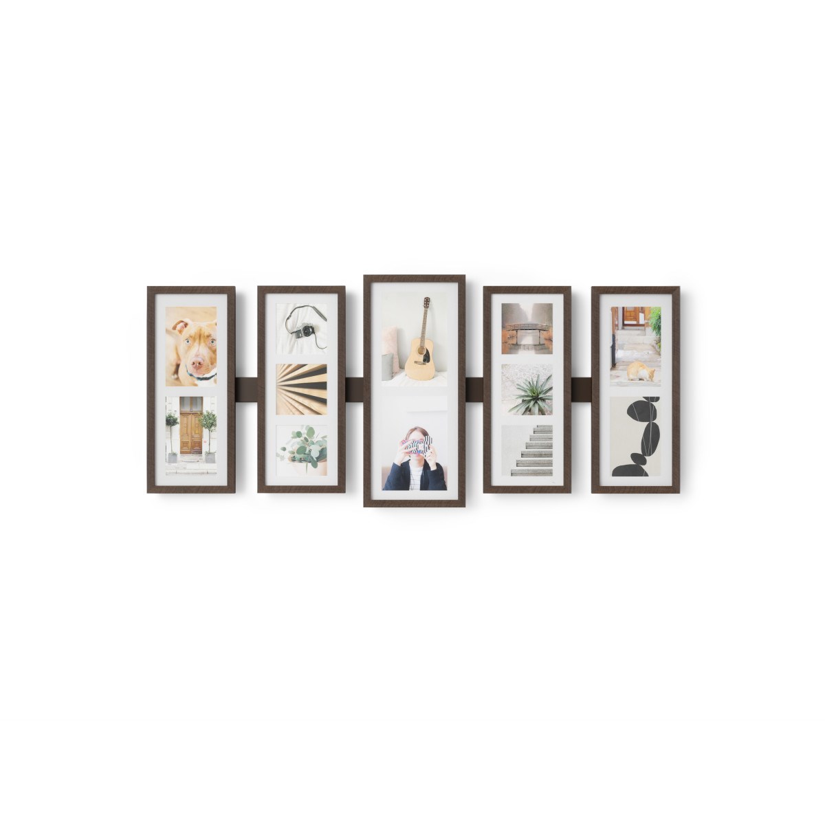 Fotorámeček na zeď SHUFFLE ořech_6