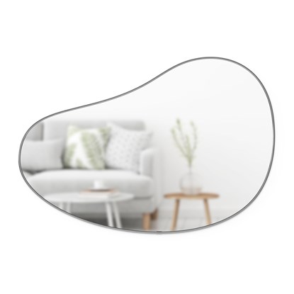 Zrcadlo HUBBA PEBBLE 61x91 cm s titanovým lemem_8