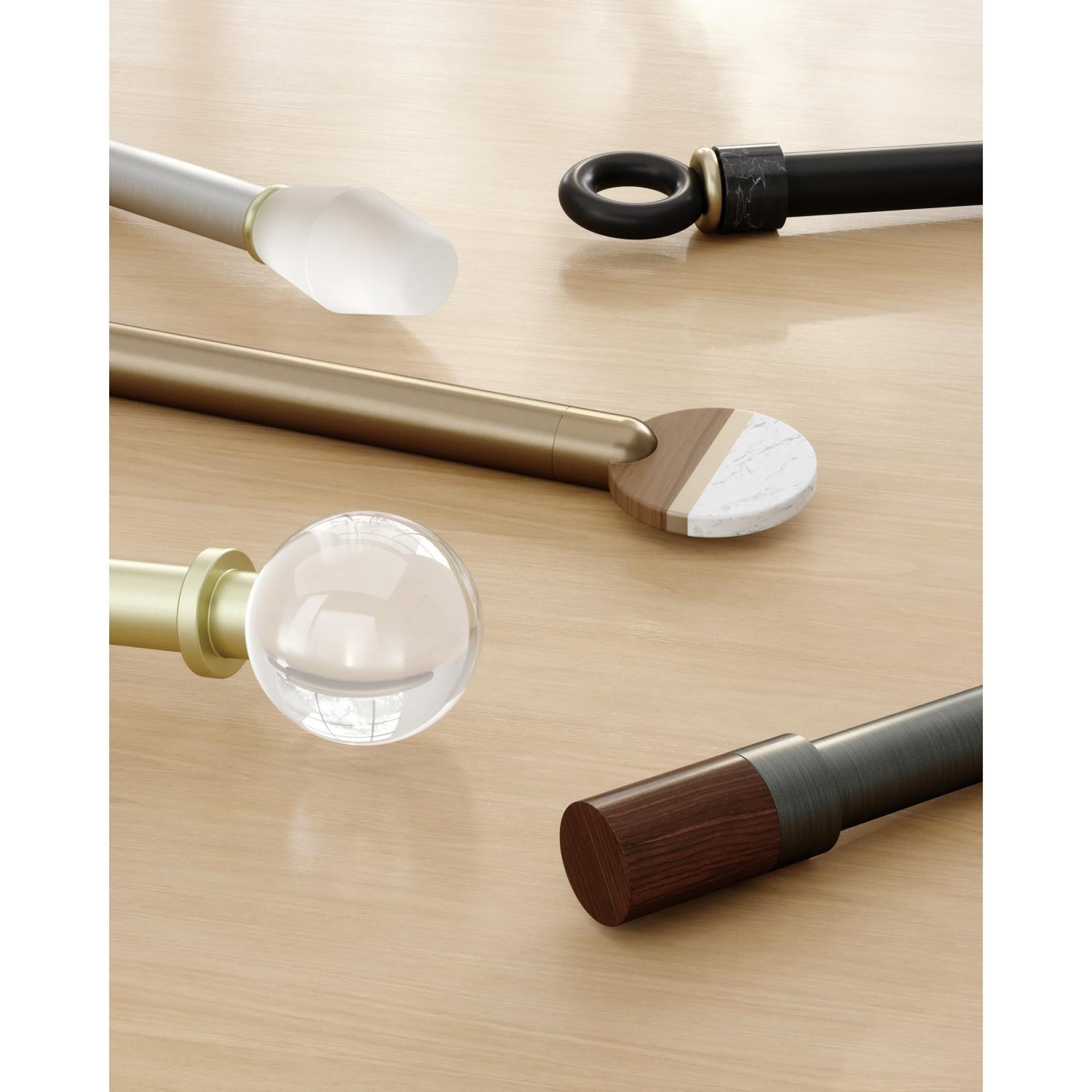 Teleskopická garnýž ROD 182-365 cm stříbrná_1