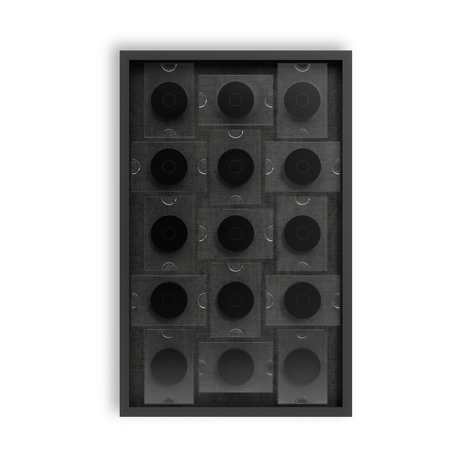 Nástěnný držák foto PIXIE černý_9