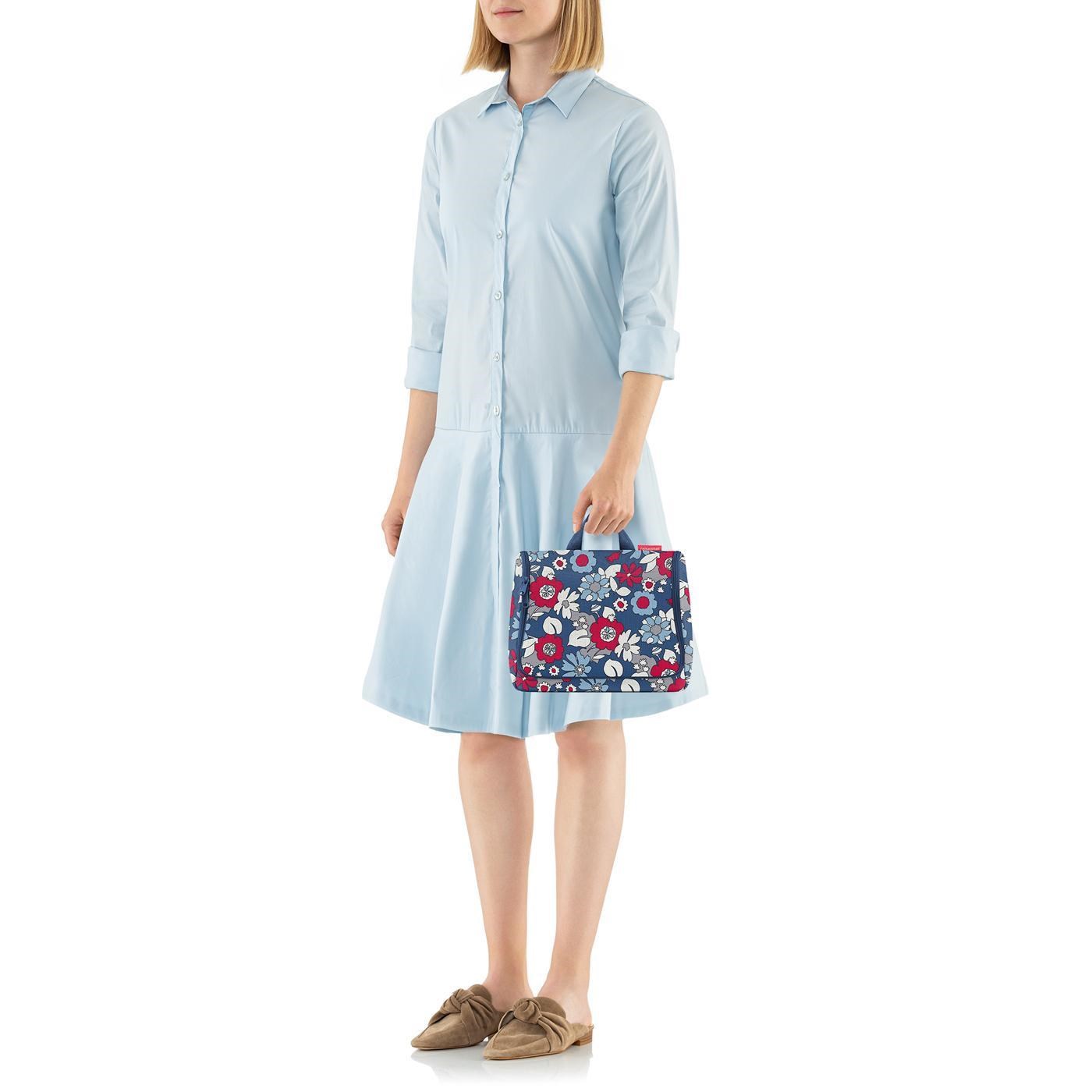 Kosmetická taška Toiletbag XL florist indigo_1