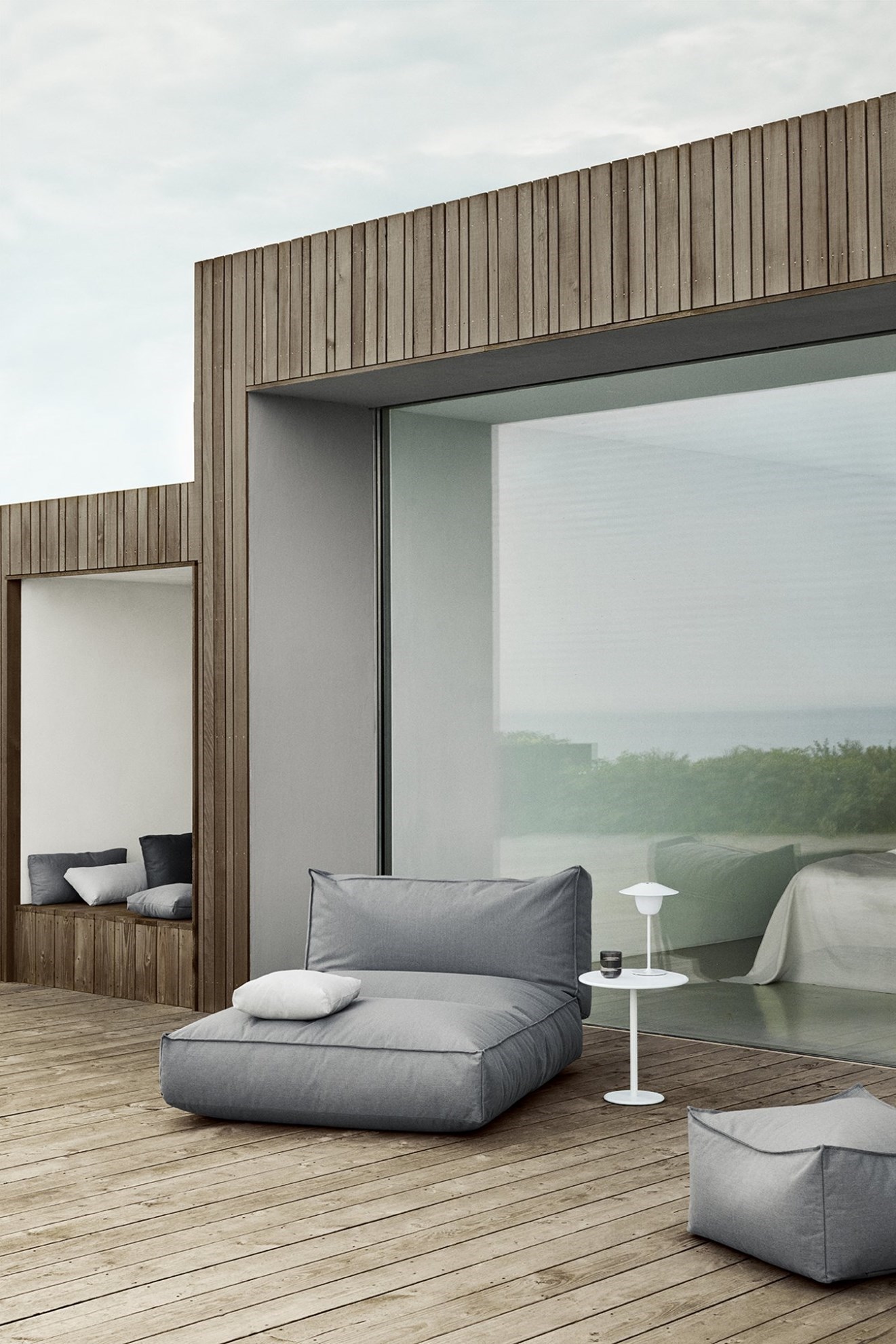 Obrázok z Vonkajší sedací vak STAY 60 cm sivý