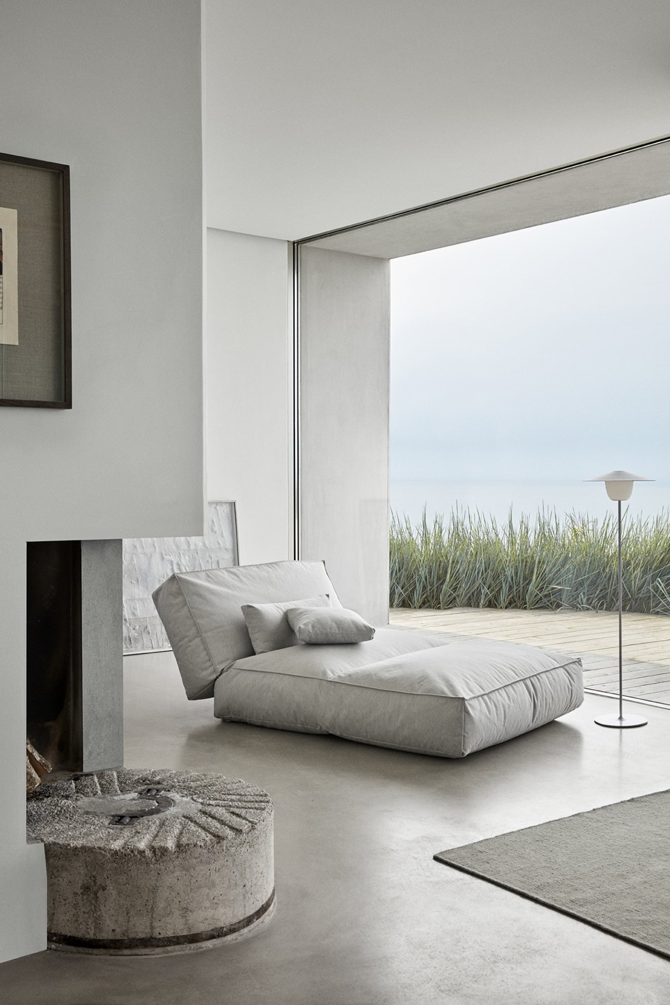 Obrázok z Vonkajší sedací vak STAY 60 cm svetlo šedý