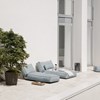 Obrázok z Vonkajšie polohovacie lehátko Blomus STAY 80cm modrošedé