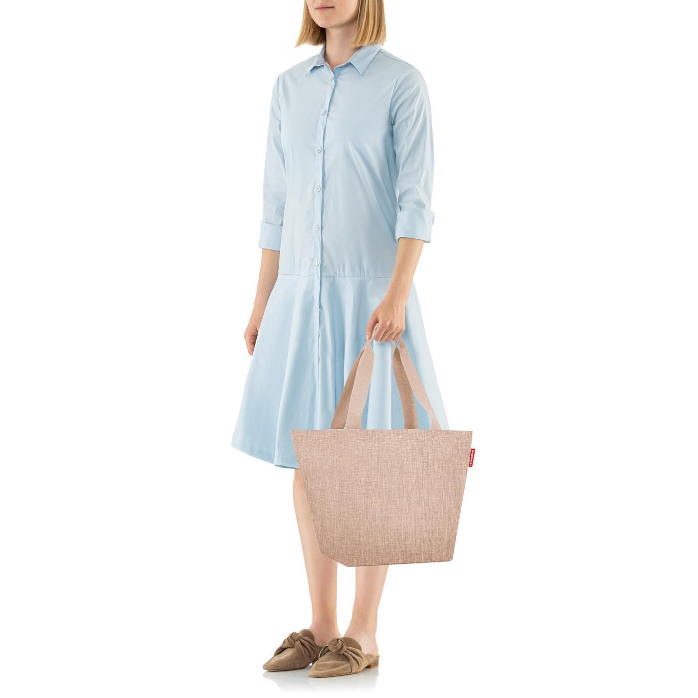 Taška přes rameno Shopper M twist coffee_1