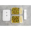 Vakuový obědový box FRESH & SAVE plochý šedý L_8