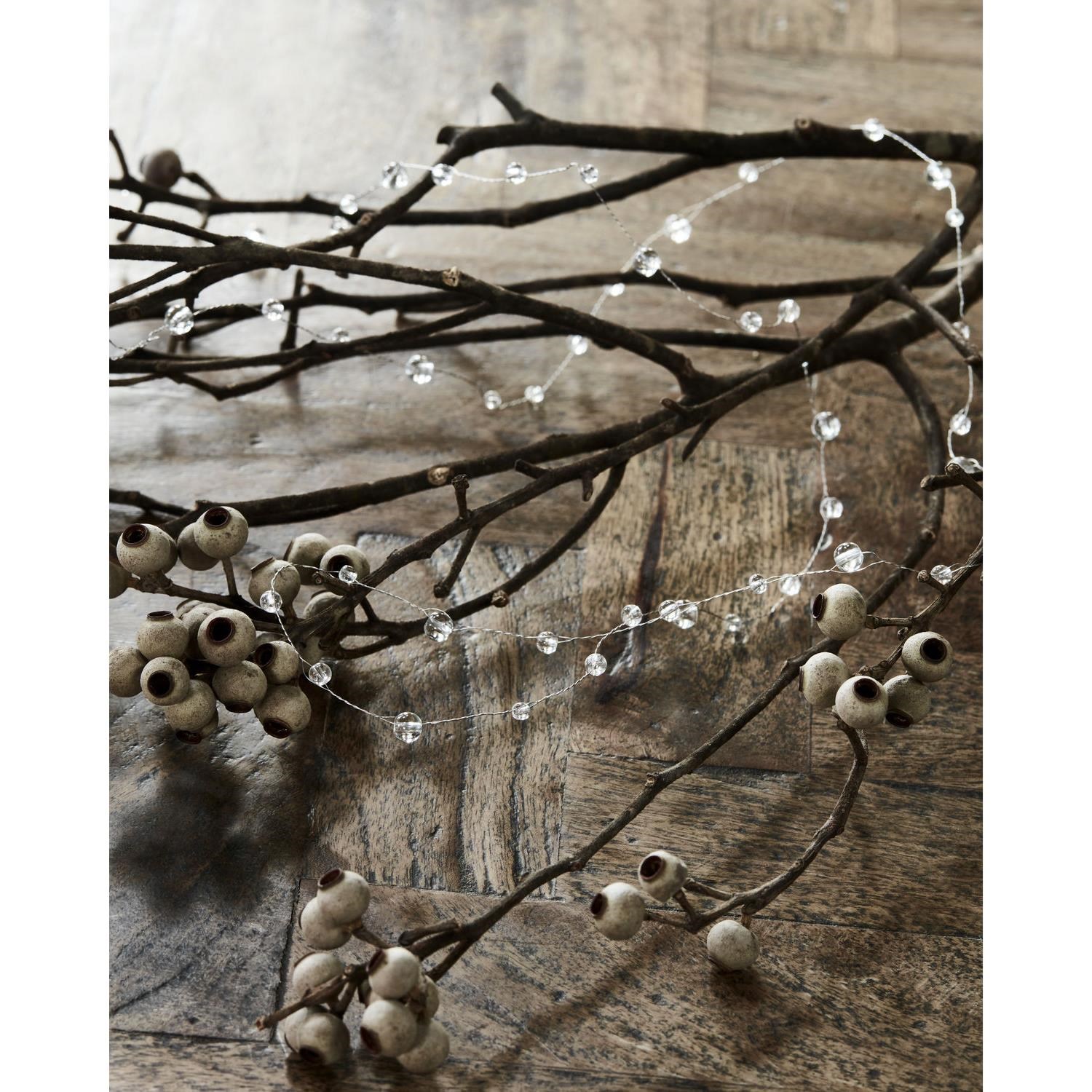 Girlanda korálková D.150 cm čirá_1