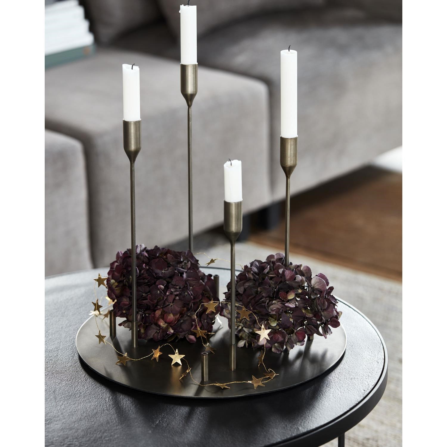 Girlanka mosazná/hvězdy D.150 cm zlatá_1