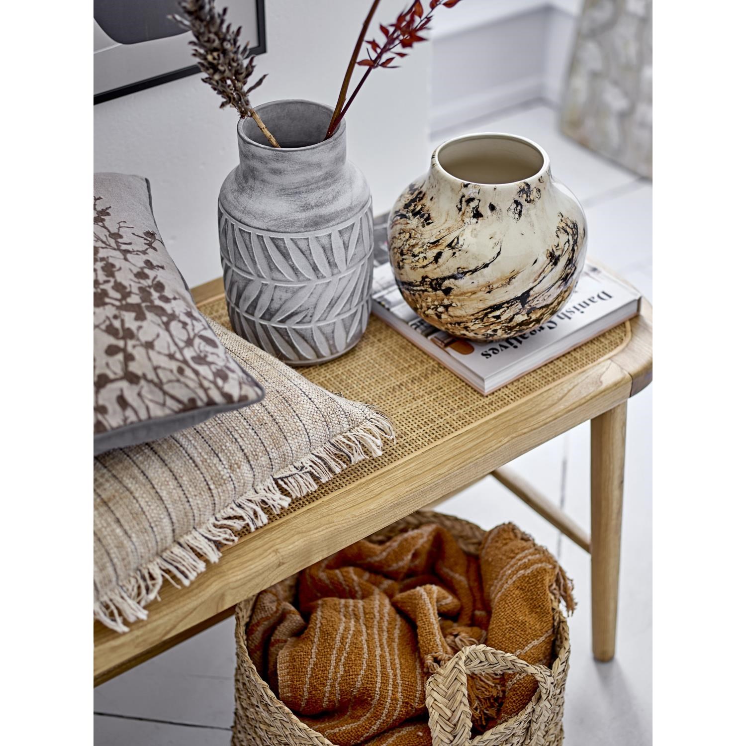 Váza Saku šedá, keramika_1