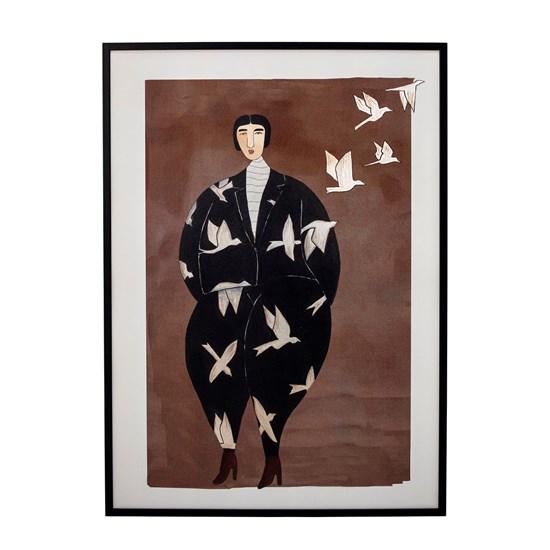 Obraz v černém rámu Bologna, borovice_1