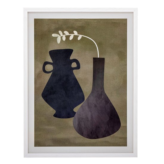 Obraz v bílém rámu Brindisi, borovice_2