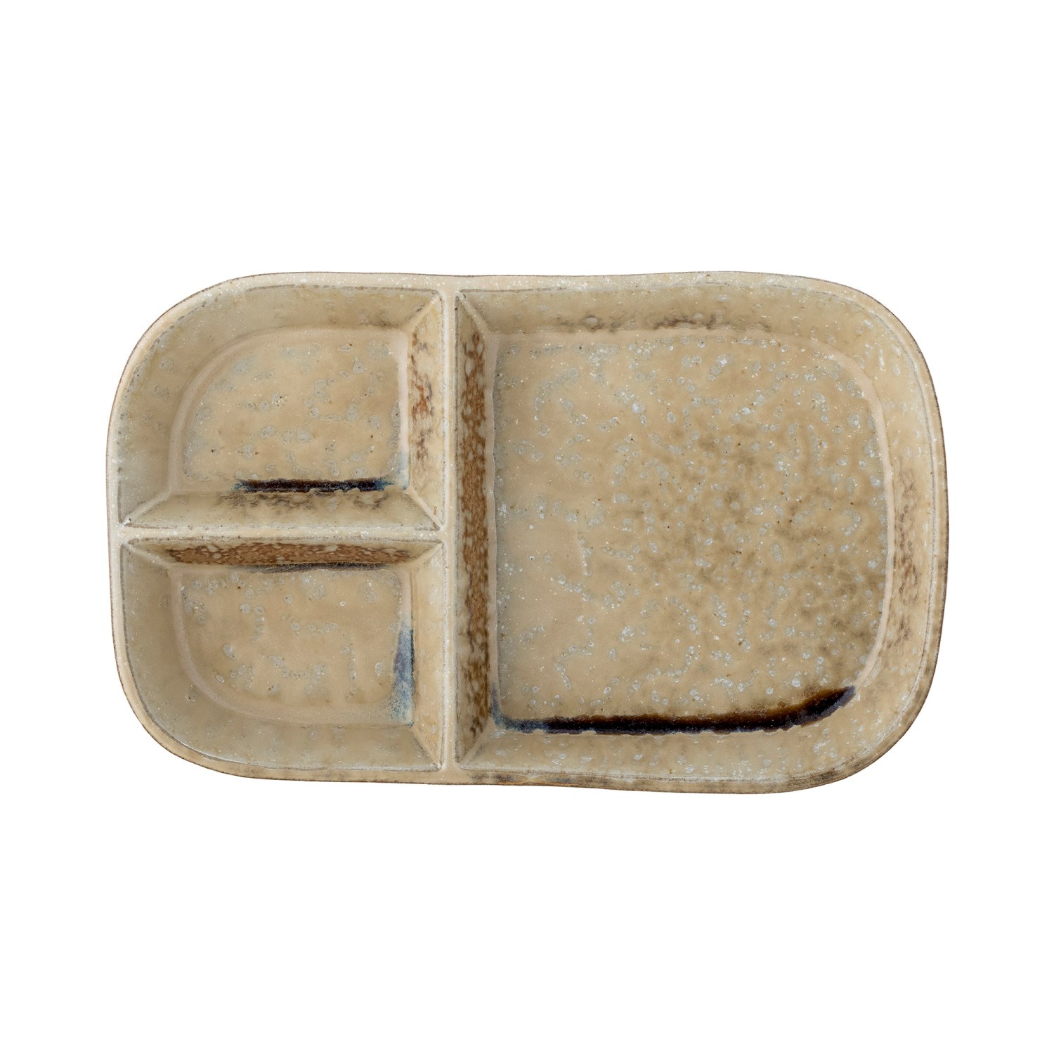 Servírovací taliřek Risa hnědý, keramický_1