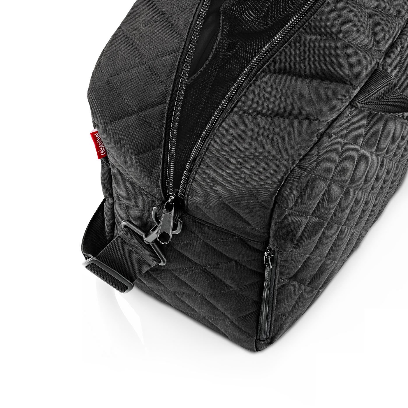 Taška přes rameno Duffelbag M rhombus black_1