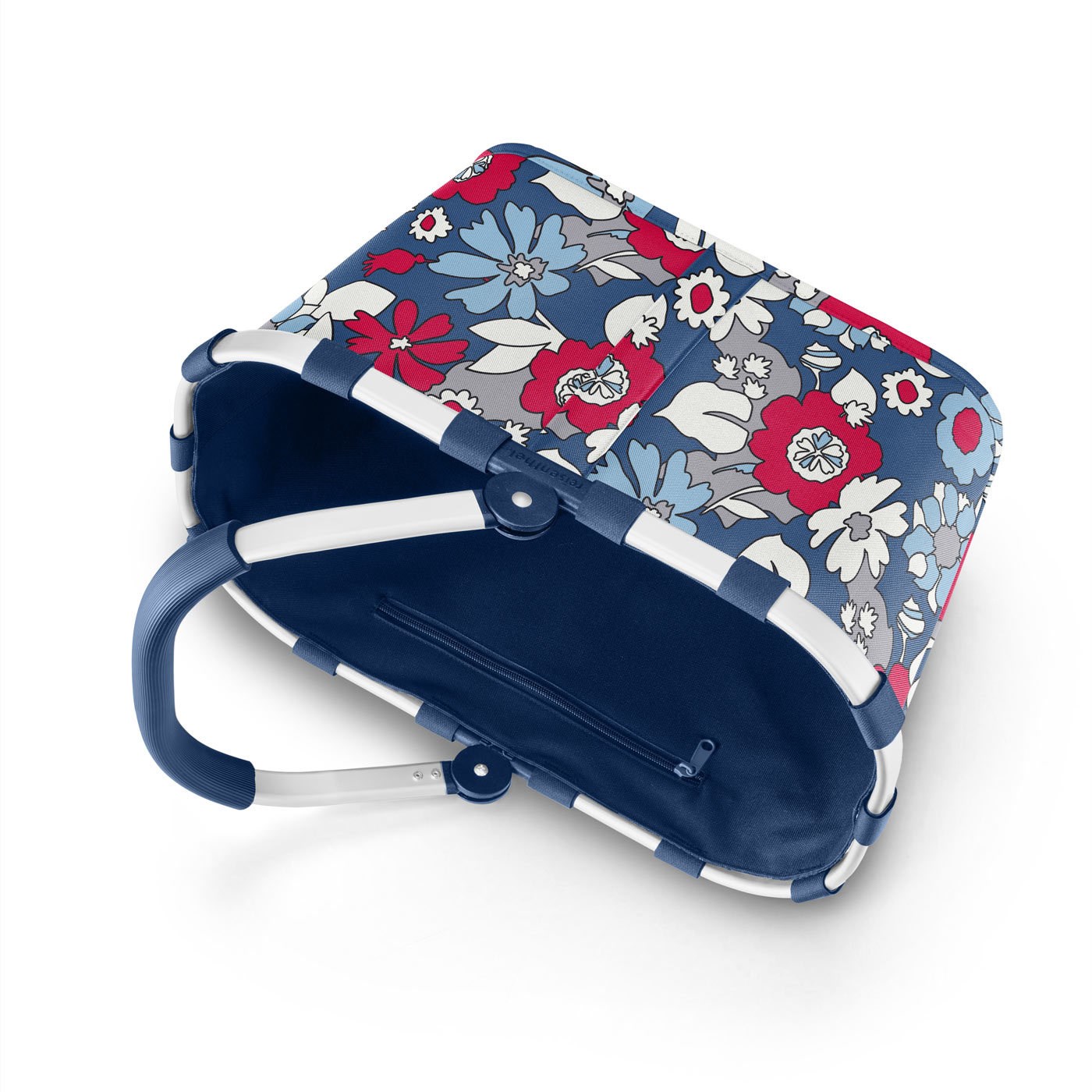 Nákupní košík Carrybag frame florist indigo_0