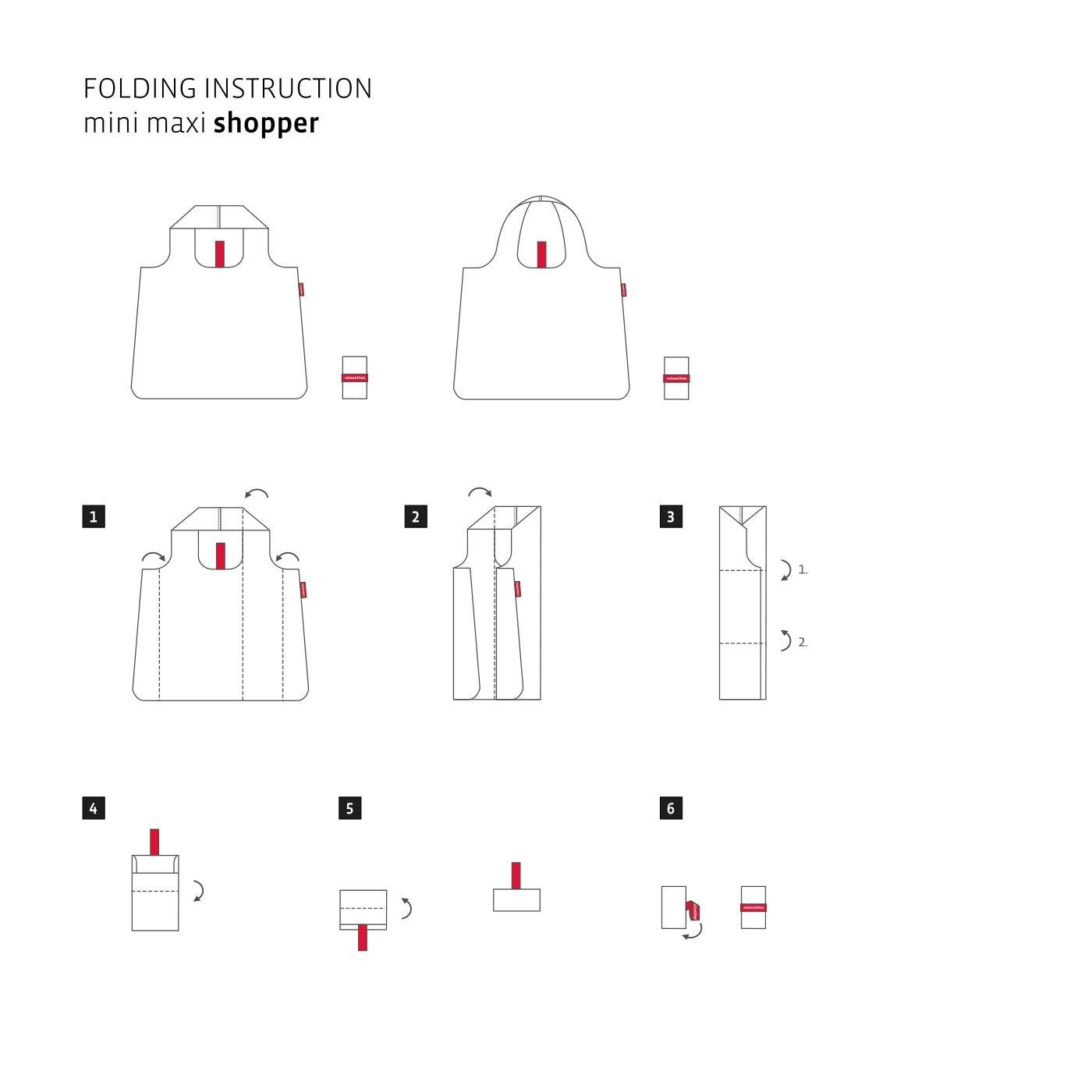 Skládací taška Mini Maxi Shopper viola yellow_1