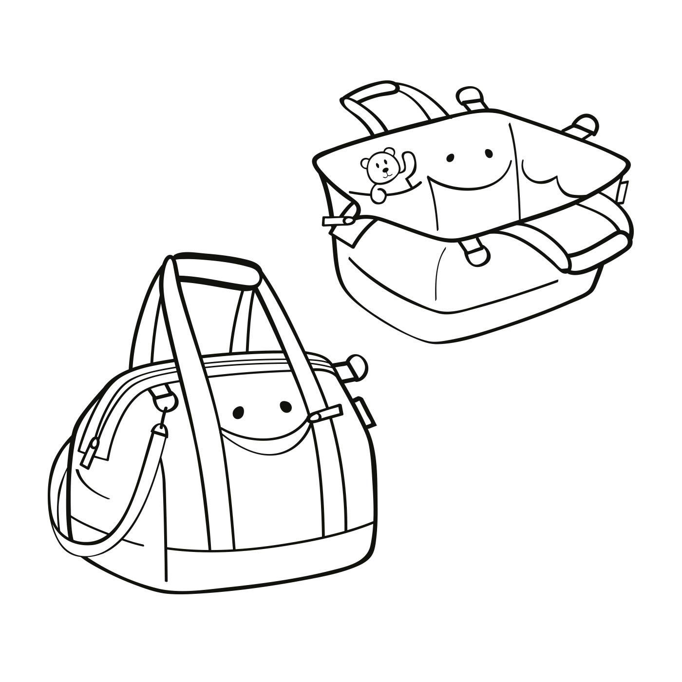 Cestovní taška Allrounder XS kids cats and dogs mint_3