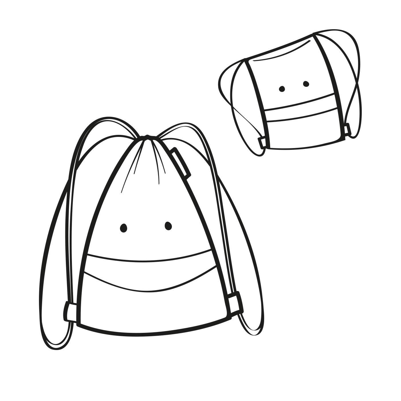 Sáček na záda Mysac kids abc friends pink_1