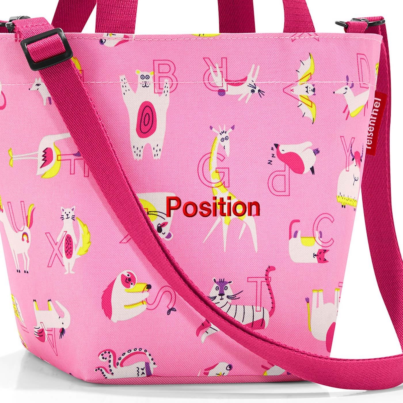 Dětská taška Shopper XS kids abc friends pink_0