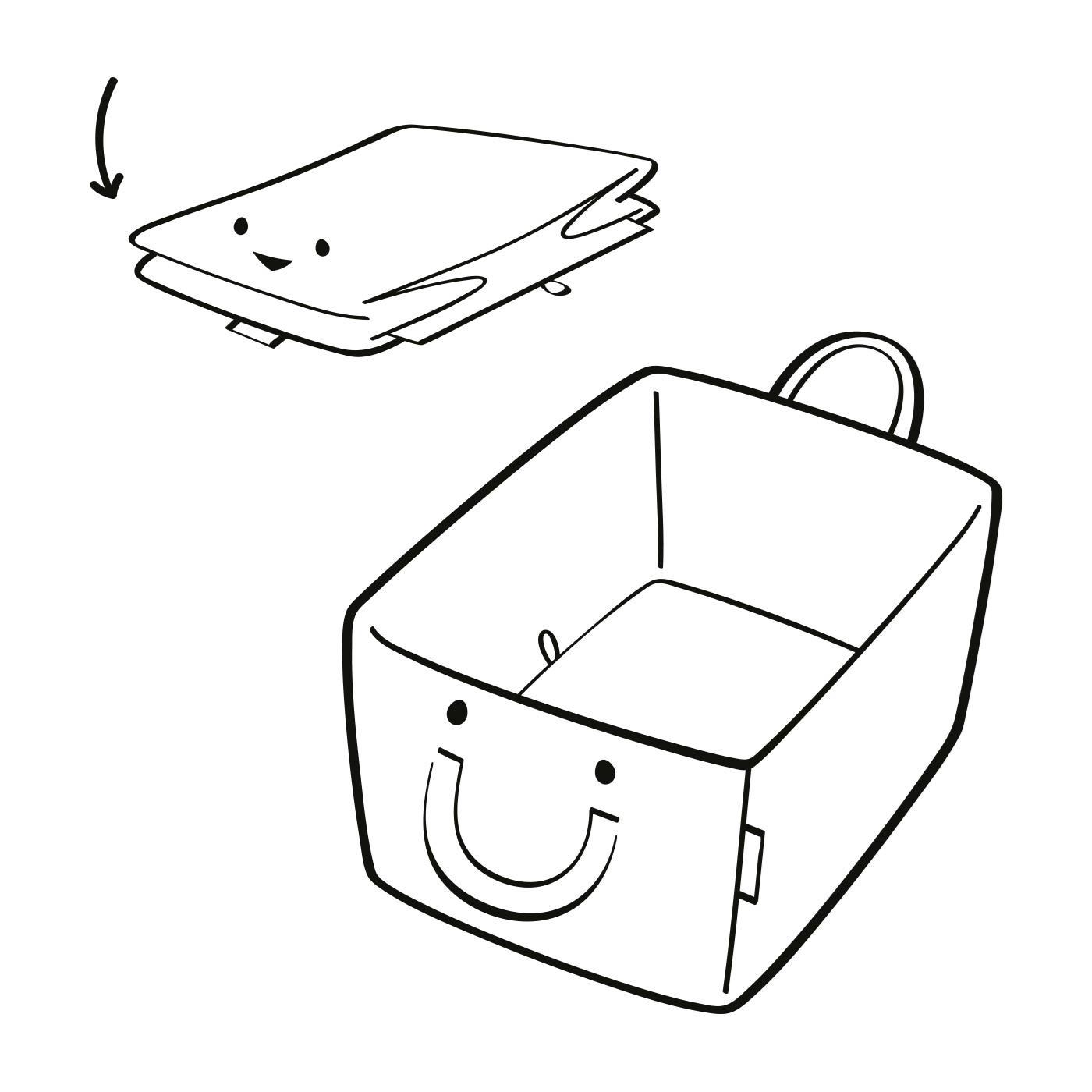 Úložný box Storagebox kids abc friends pink_1