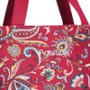 Nákupní taška Shopper M paisley ruby_2