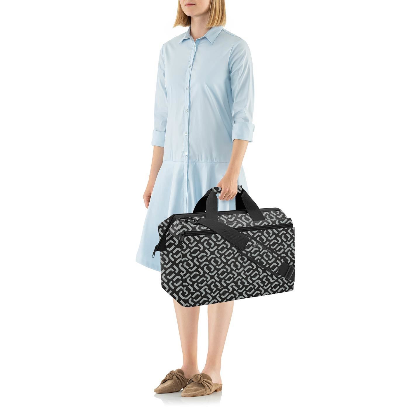 Cestovní taška Allrounder L pocket signature black_4