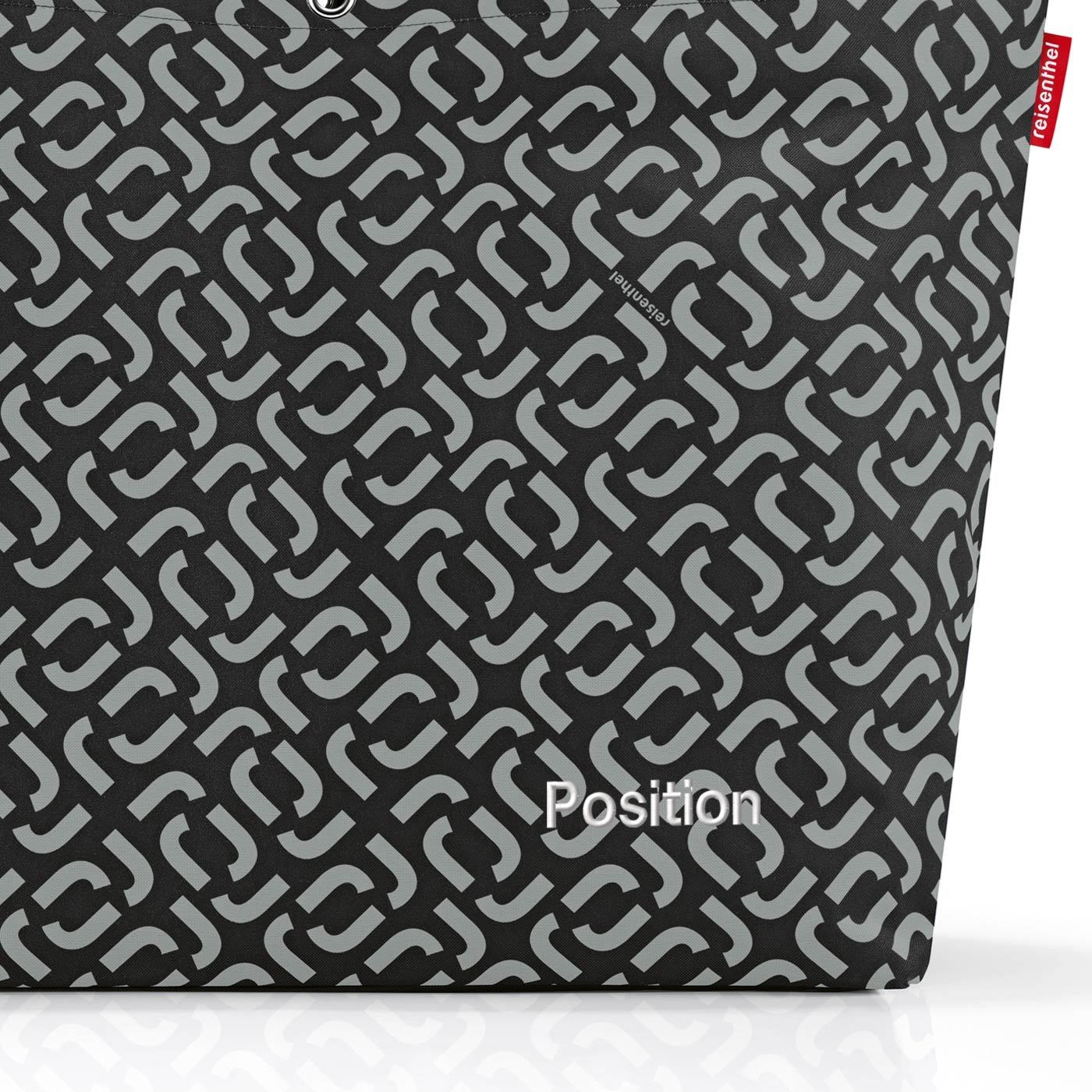 Taška přes rameno Shopper XL signature black_2