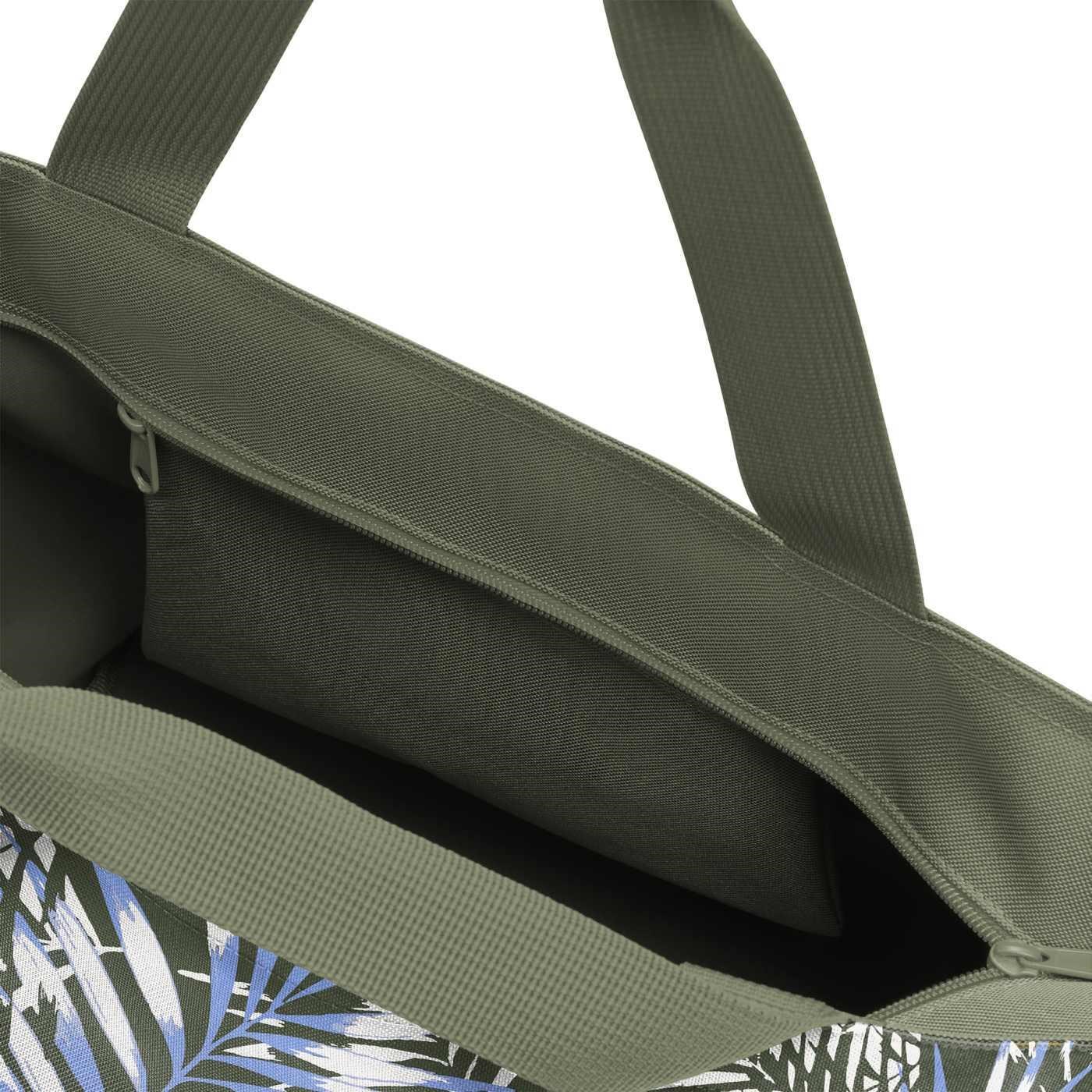 Taška přes rameno Shopper M jungle trail green_1