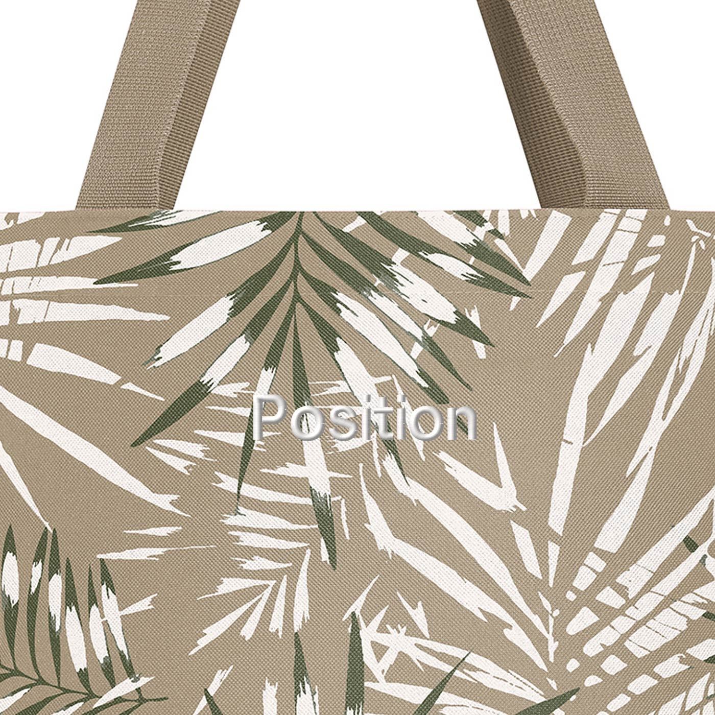 Taška přes rameno Shopper M jungle sand_1