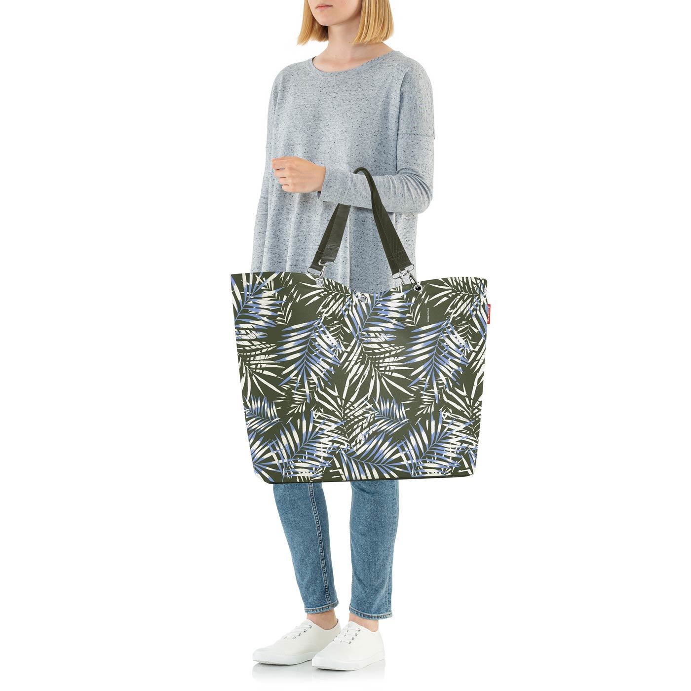 Taška přes rameno Shopper XL jungle trail green_2