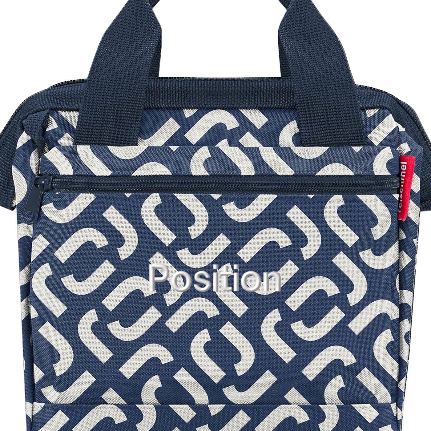 Taška přes rameno Allrounder Cross signature navy_1