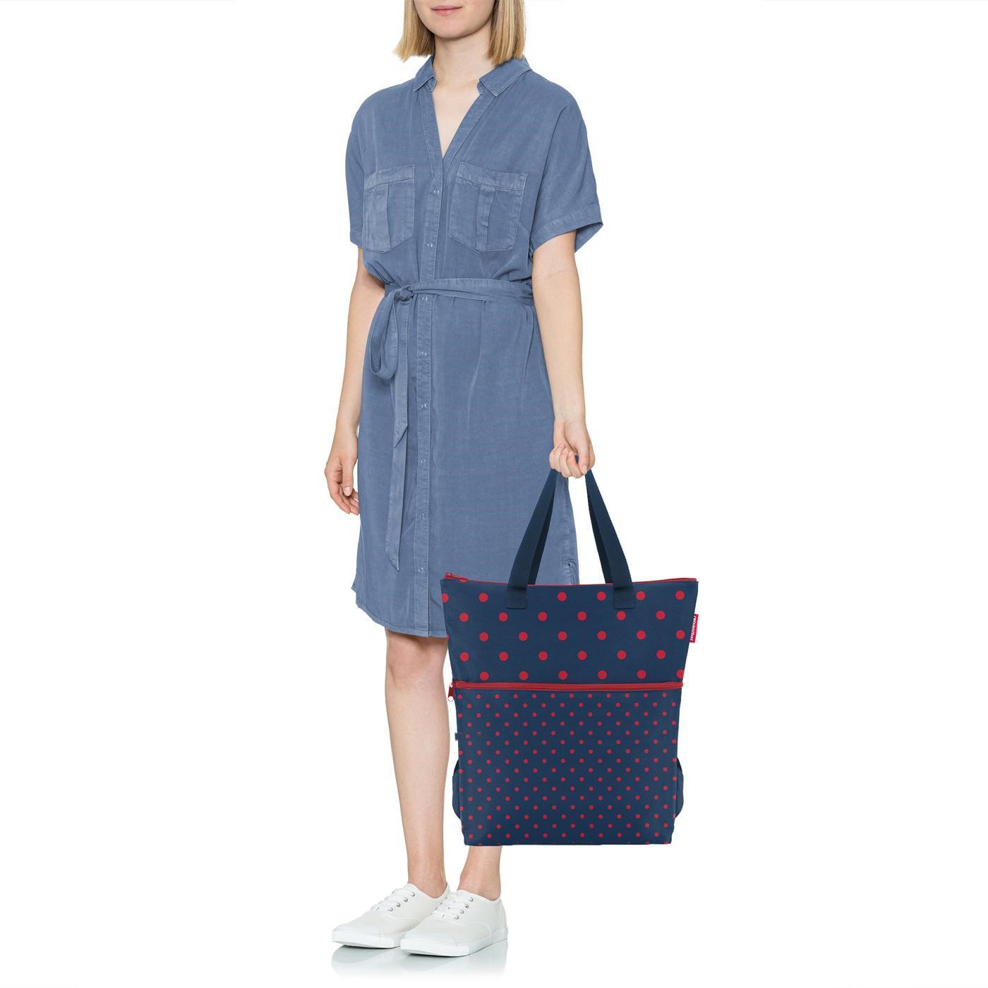 Chladící taška/batoh Cooler-backpack mixed dots red_2