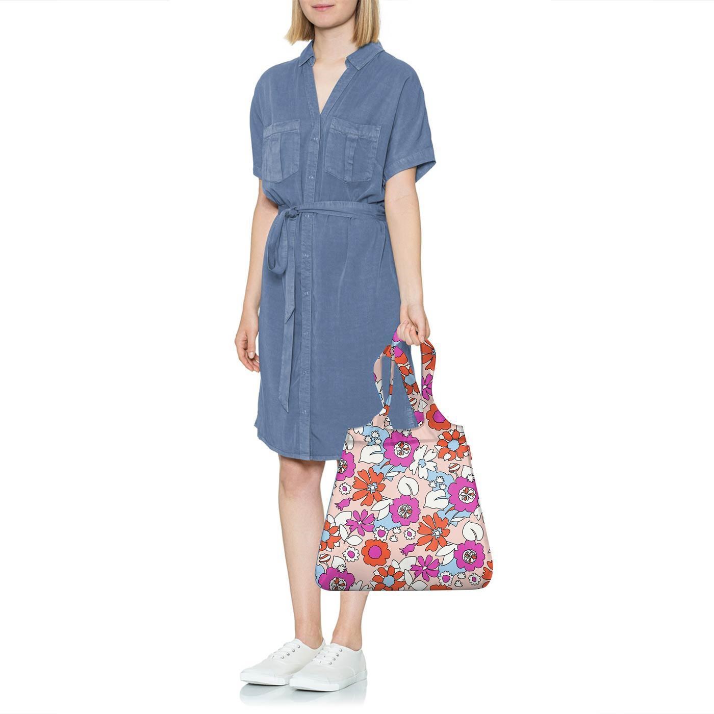 Skládací taška Mini Maxi Shopper florist peach_2