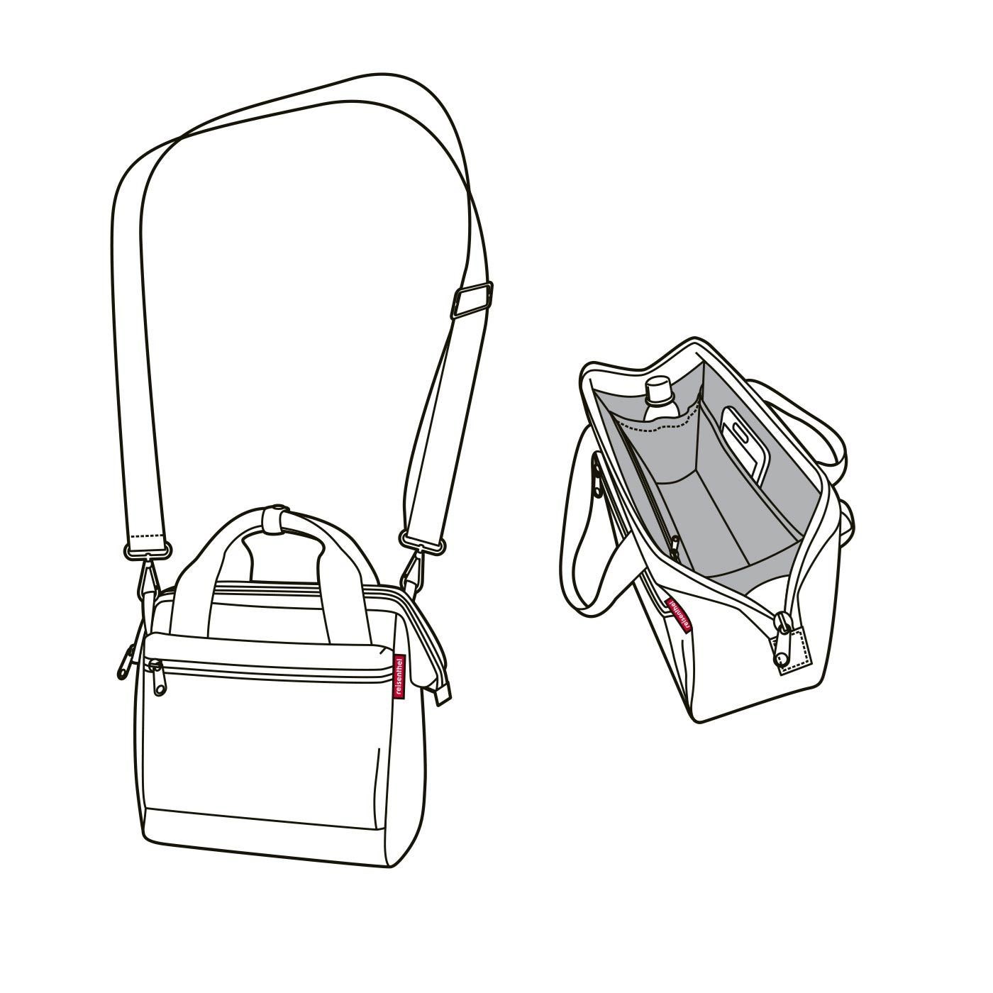 Taška přes rameno Allrounder Cross twist berry_2