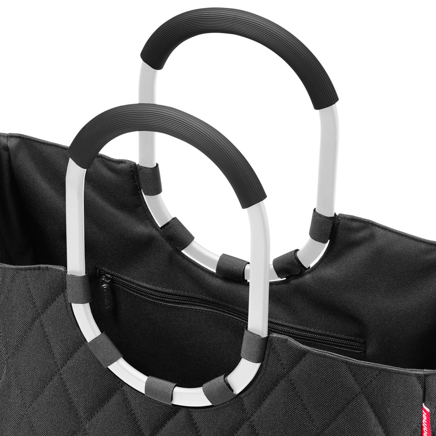 Módní taška Loopshopper L rhombus black_1