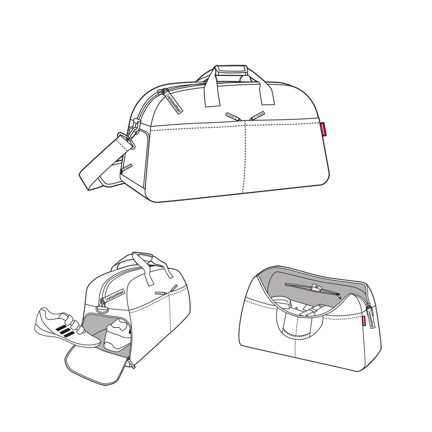 Cestovní taška Overnighter Plus dark blue_2