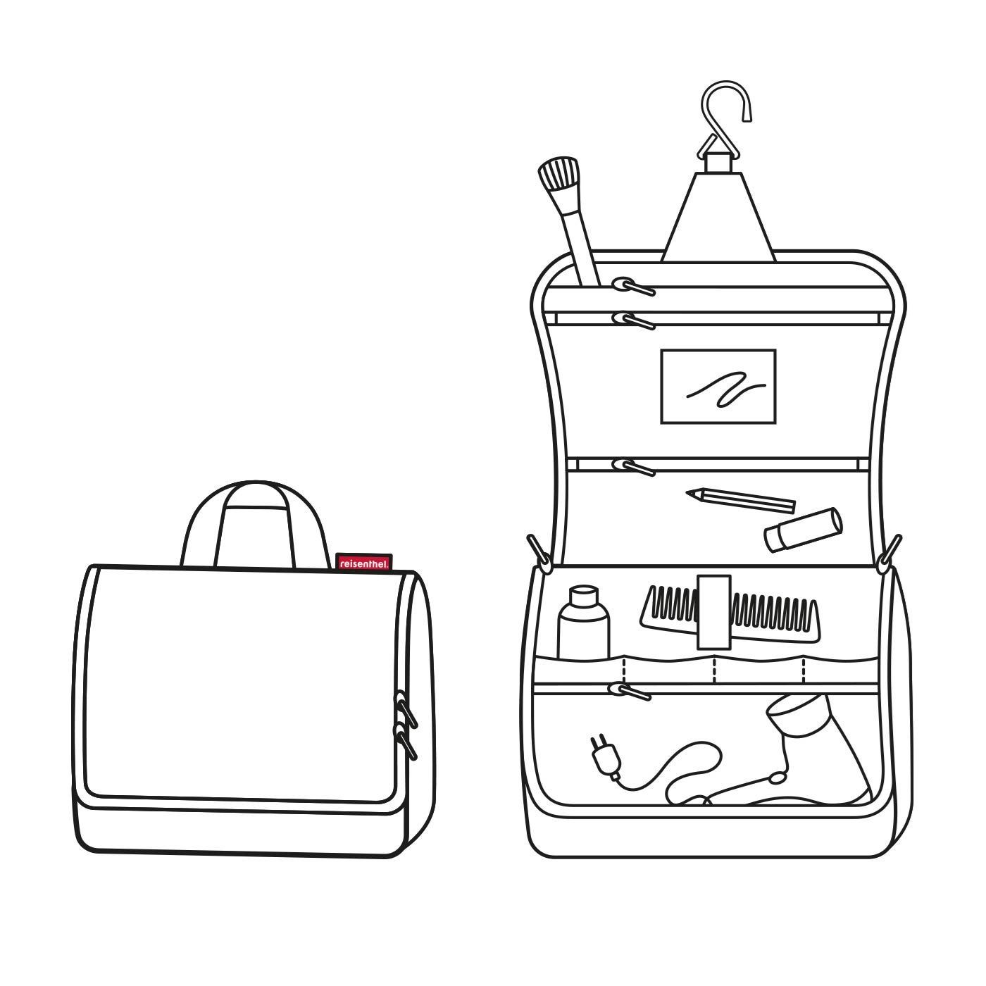 Kosmetická taška Toiletbag XL florist indigo_2