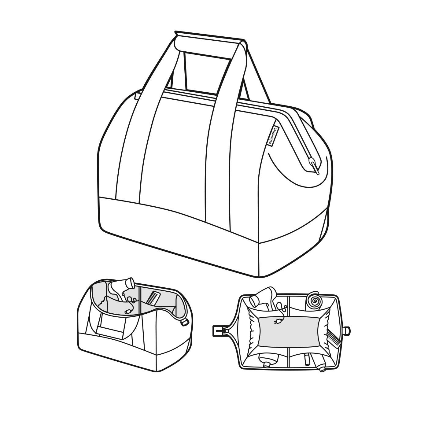 Cestovní taška Allrounder M twist coffee_3