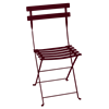 Skládací židle BISTRO METAL - Black cherry (jemná struktura)_0