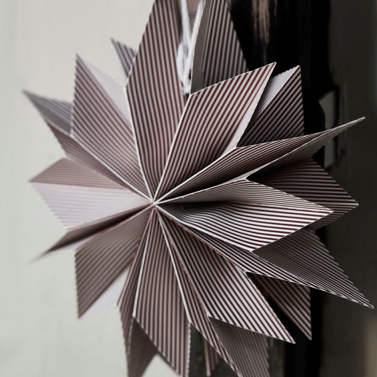 Papírová 12cípá hvězda CAPELLA 20 cm červeno/bílá_2